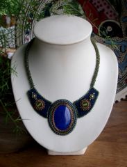 Brodé Lapis-lazuli